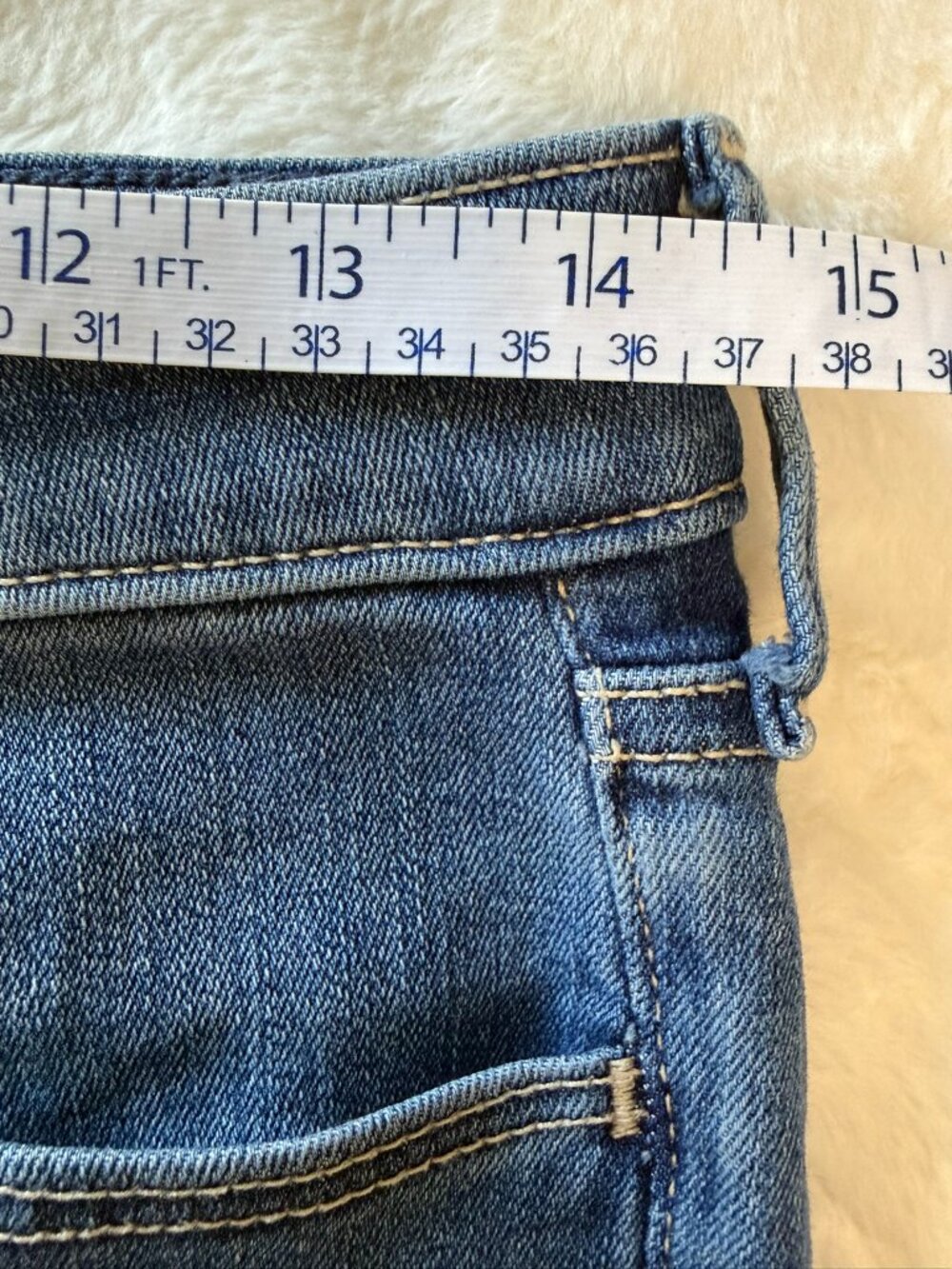 Hollister Curvy High Rise Super Skinny Jeans Women's 6S W28S Soft Stretch Cuffed - Picture 5 of 6